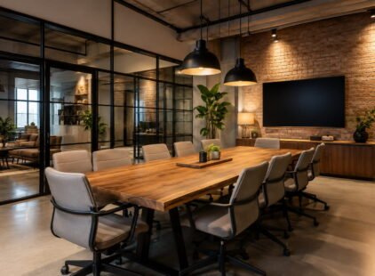 Estilo industrial en oficinas